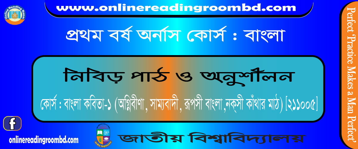 অগ্নিবীণা কাব্যে নজরুলের বিদ্রোহী চেতনা