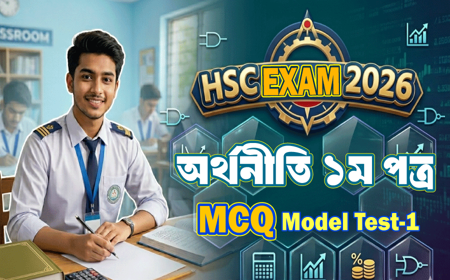 HSC Exam 2026, Free MCQ Model Test-1 , Economics 1st Paper
